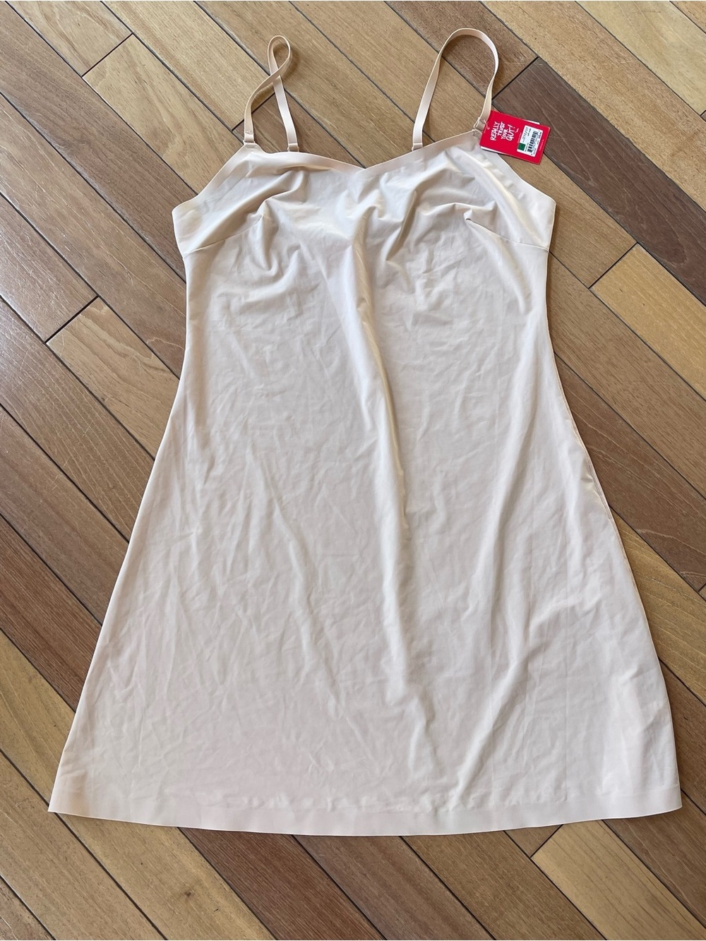 SPANX Low Back Slip Shapewear Nude Large NWT Smoothing Slip Dress